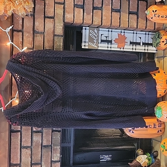 Pretty Jeanne Pierre cardigan black . Sixe 2X - Picture 4 of 4